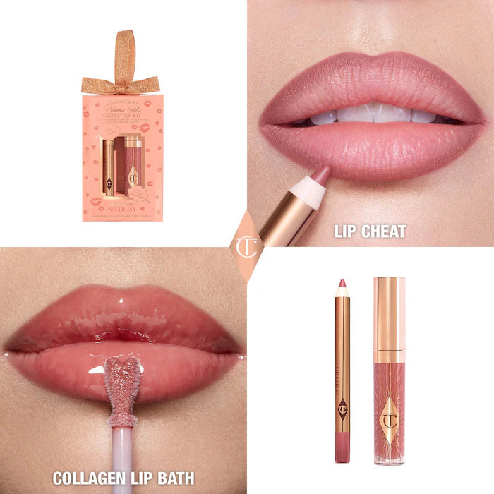 Charlotte Tilbury Mini Pillow Talk Glossy Lip Duos