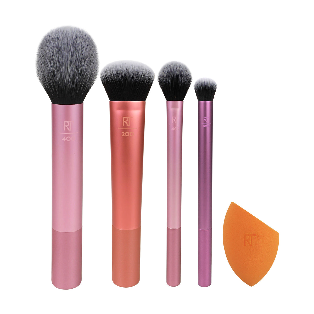 Set de brochas esenciales + Esponja Real Techniques