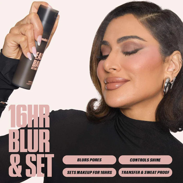 HUDA BEAUTY Easy Bake Blurring Setting Spray with 16-Hour Wear