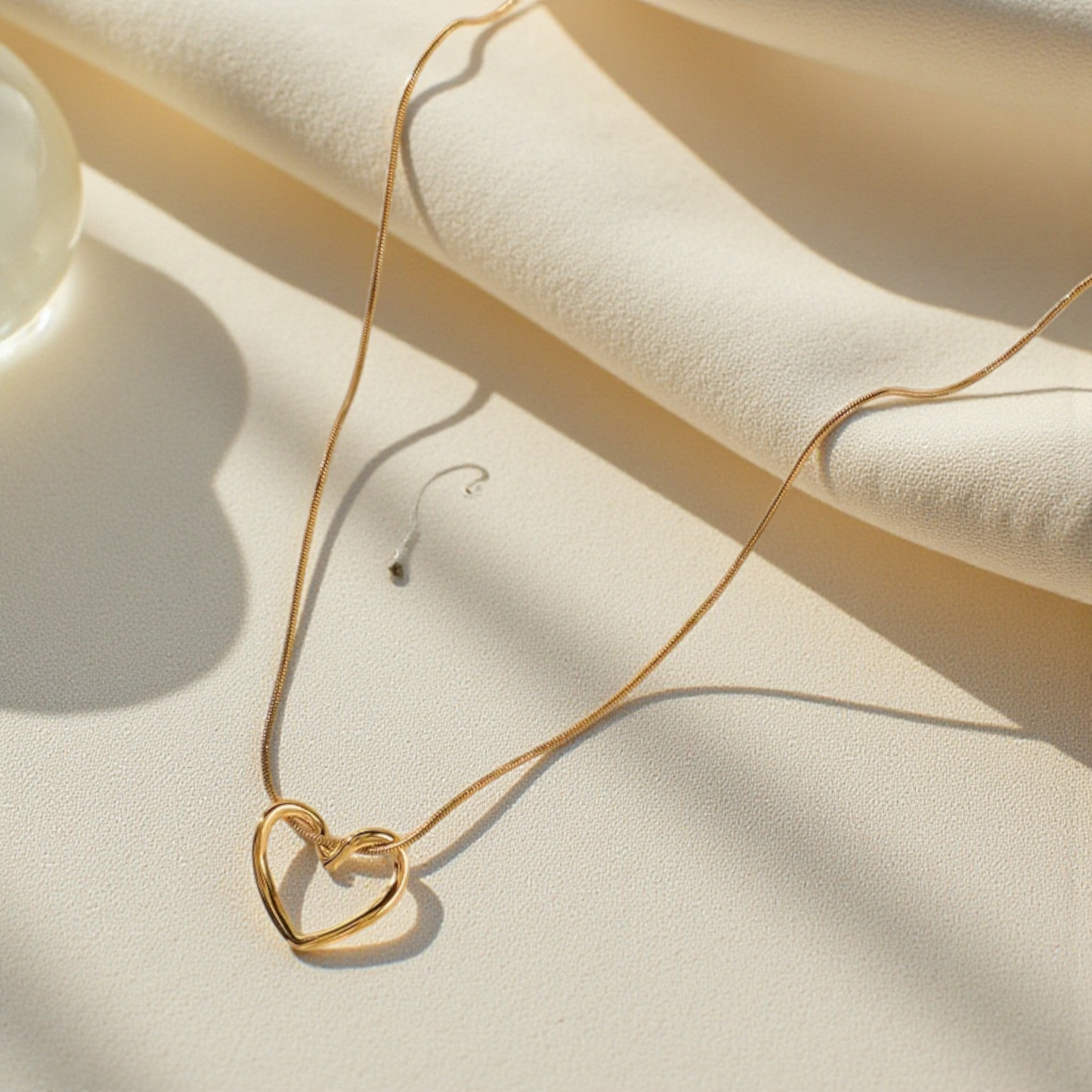 Colgante con dije de corazón