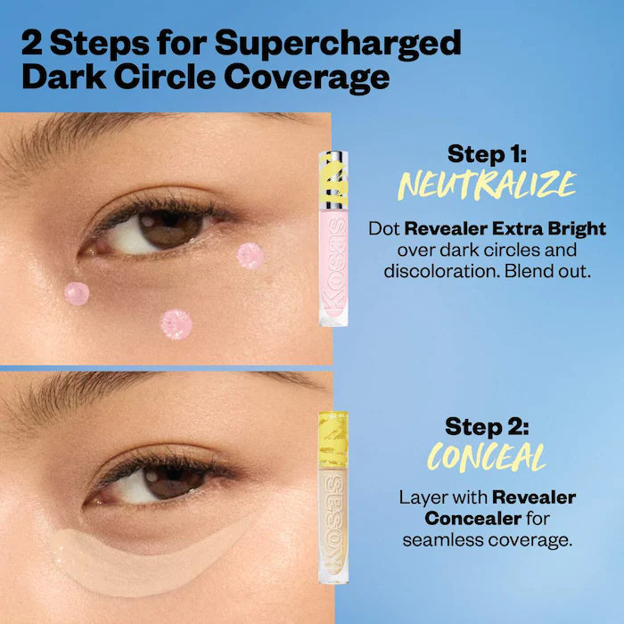 Kosas Revealer Super Creamy + Brightening Concealer with Caffeine and Hyaluronic Acid