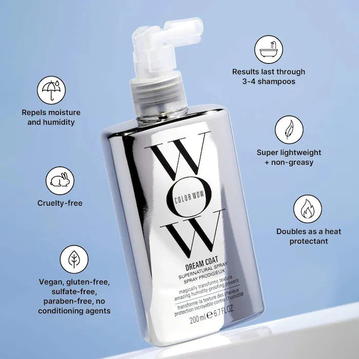 COLOR WOW  Dream Coat Treatment Spray and Mini Style on Steroids Texture Spray Set
