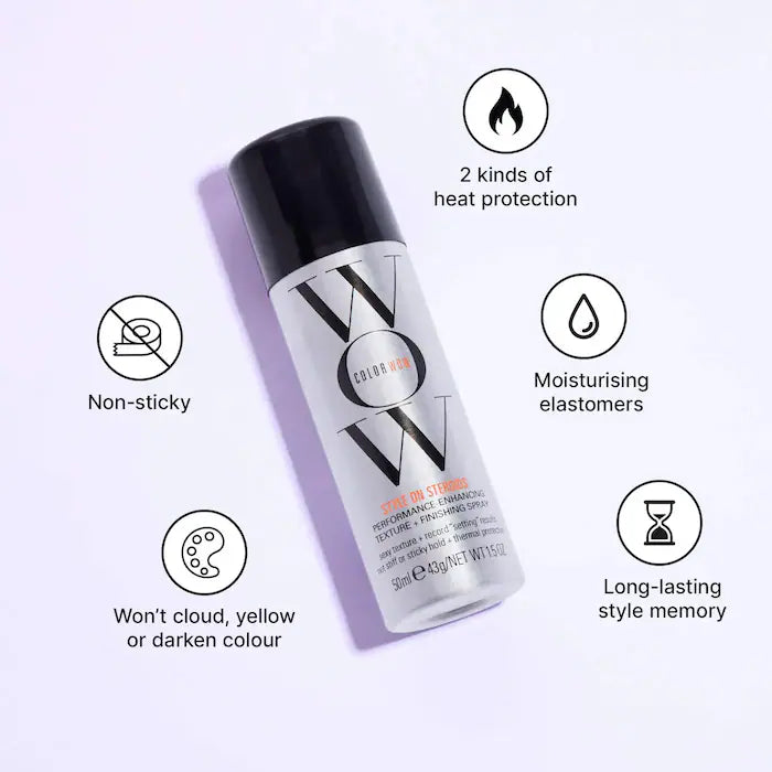 COLOR WOW  Dream Coat Treatment Spray and Mini Style on Steroids Texture Spray Set