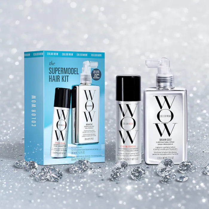 COLOR WOW  Dream Coat Treatment Spray and Mini Style on Steroids Texture Spray Set