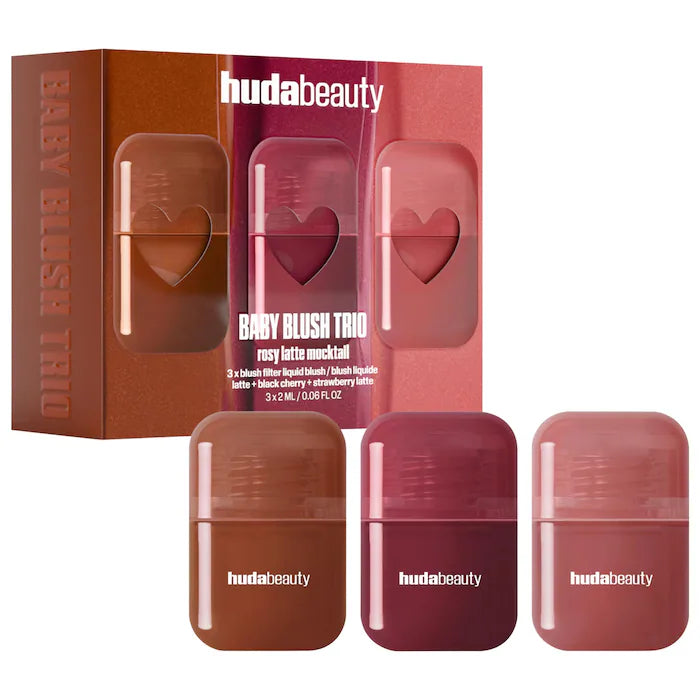 HUDA BEAUTY  Mini Blush Mocktail Trio Gift Set