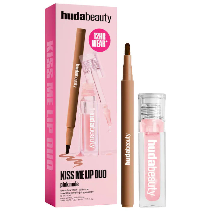 HUDA BEAUTY  Kiss Me Lip Contour Stain and Lip Jelly Gift Set