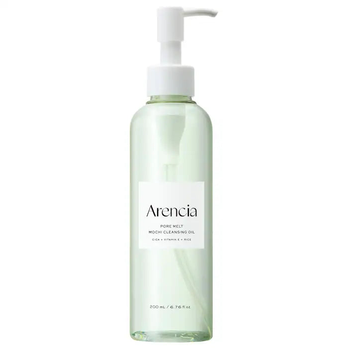 Aceite limpiador no comedogénico Pore Melt Mochi con Cica y ceramida para pieles con tendencia al acné Arencia