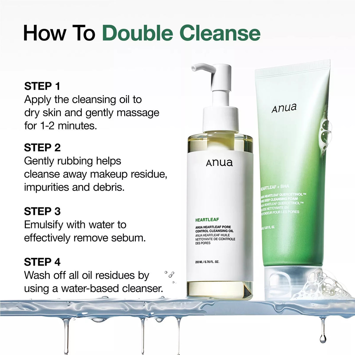 Heartleaf Pore Control Cleansing Oil Anua