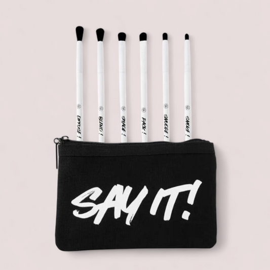 Set de Brochas para ojos + Cosmetiquera BH COSMETICS