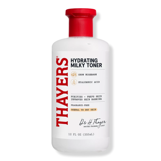 Milky Hydrating Face Toner with Snow Mushroom and Hyaluronic Acid Thayers