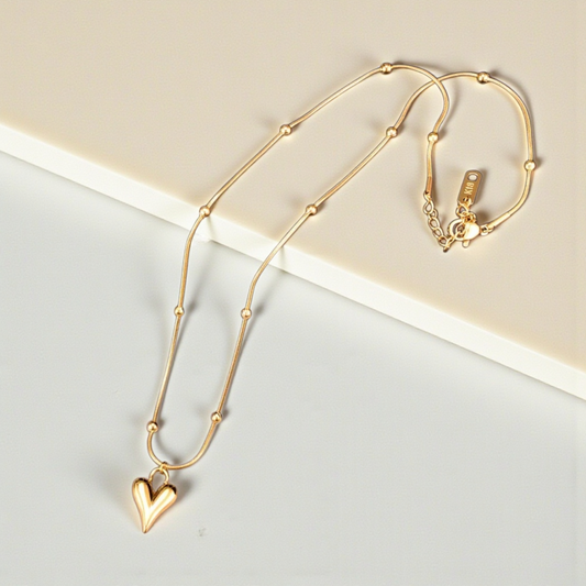 Colgante con dije de corazón