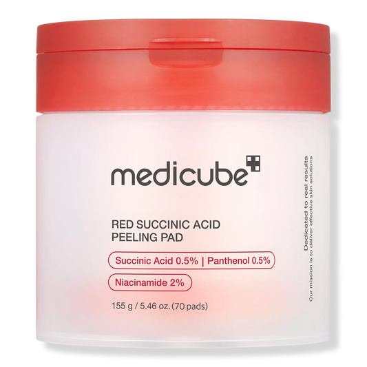 Red Succinic Acid Peeling Pad Medicube
