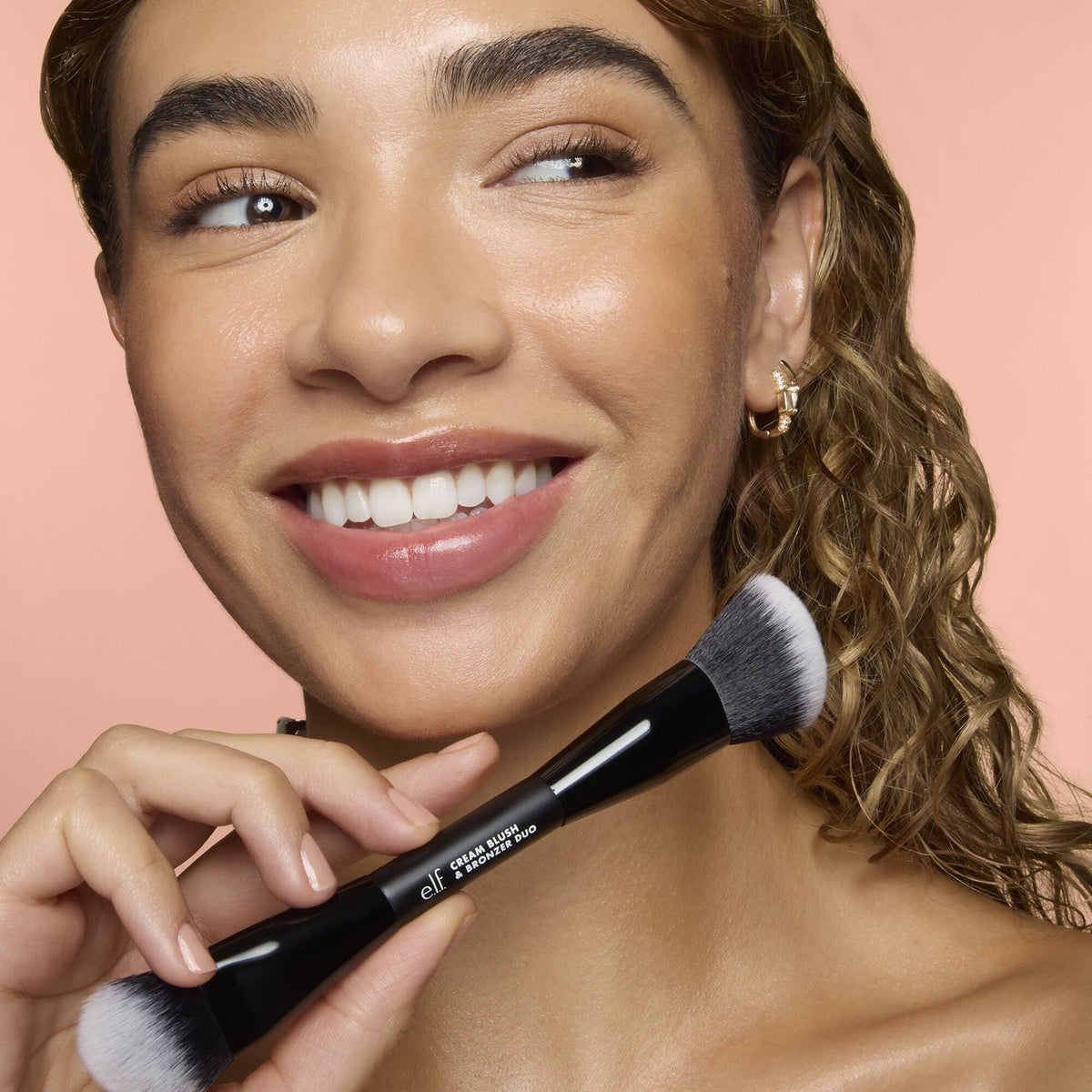 Cream Blush & Bronzer Duo Brush Elf
