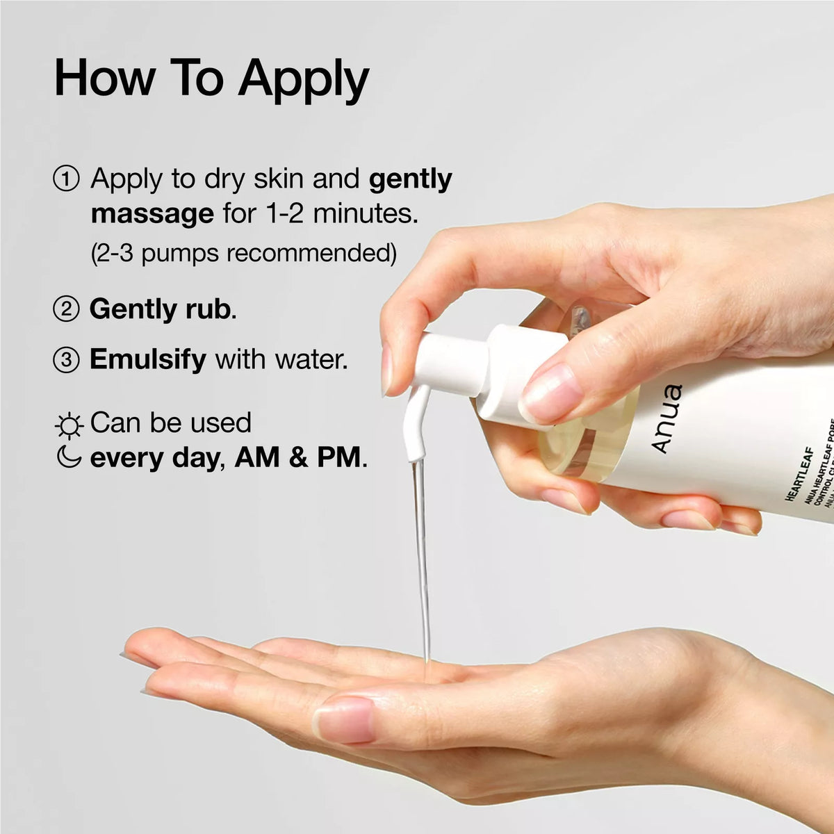 Heartleaf Pore Control Cleansing Oil Anua