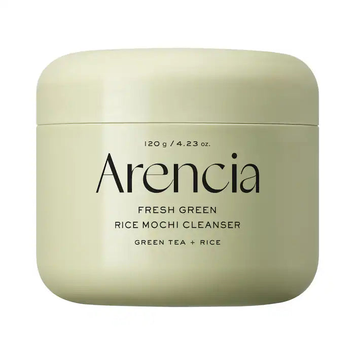 Fresh Green Rice Mochi Foaming Cleanser with Green Tea and Tea Tree for Acne-Prone Skin Arencia