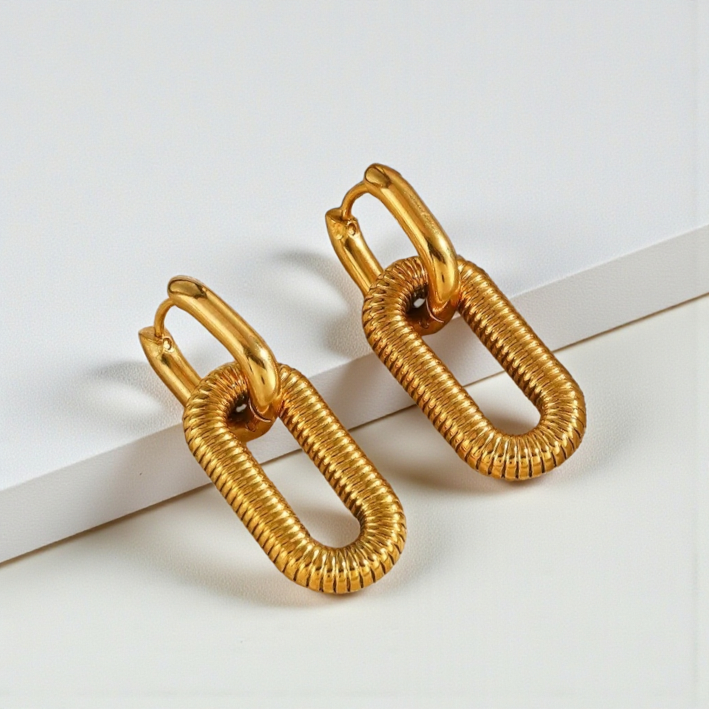 Aretes de moda doble uso