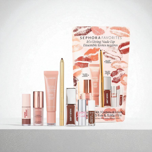 Sephora Favorites  It's Giving Nude Lip Makeup Value Set