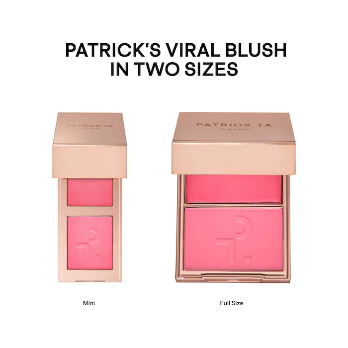 Mini Major Headlines Double-Take Crème & Powder Blush Duo Patrick Ta