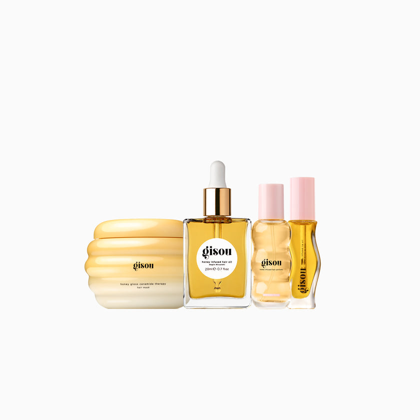 Glow All The Way Hair and Lip Gift Set GISOU