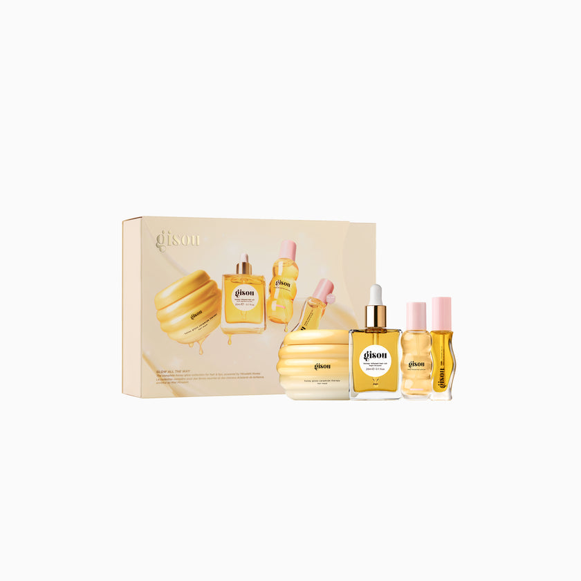 Glow All The Way Hair and Lip Gift Set GISOU