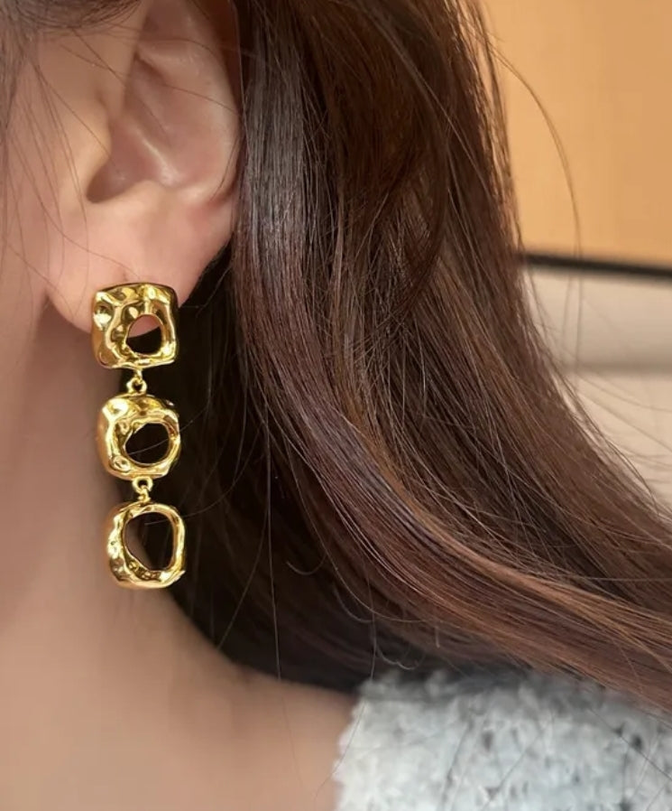 Aretes largos geométricos