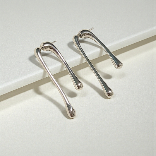 Aretes estilo francés