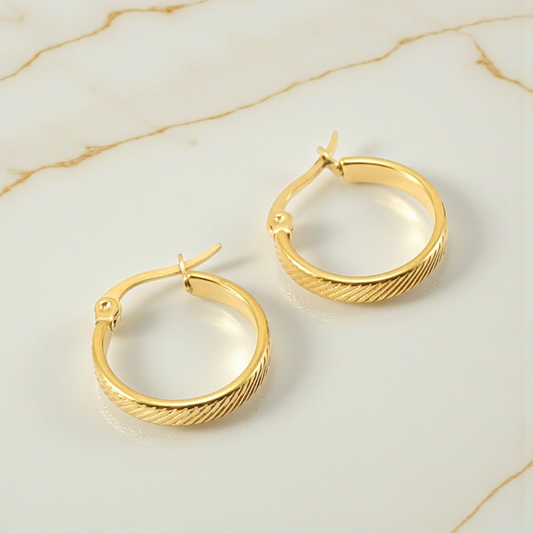 Argollas estilo clásico