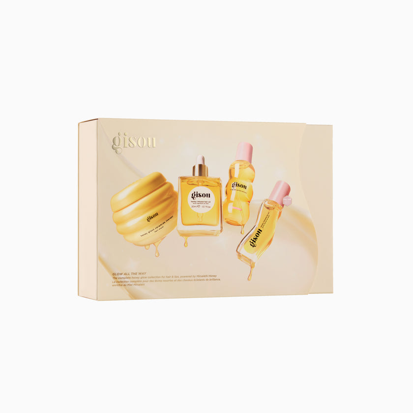 Glow All The Way Hair and Lip Gift Set GISOU