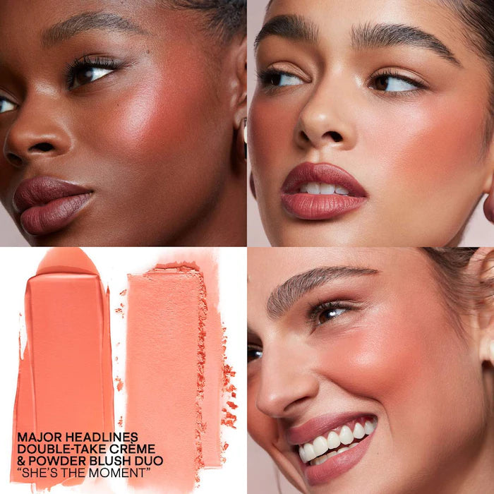 PATRICK TA  Major Headlines Double-Take Crème & Powder Blush Duo