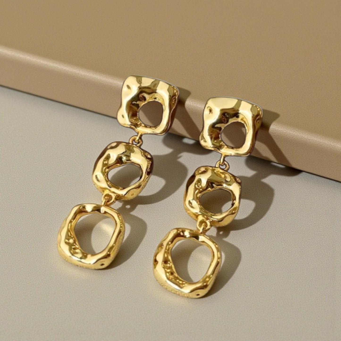 Aretes largos geométricos