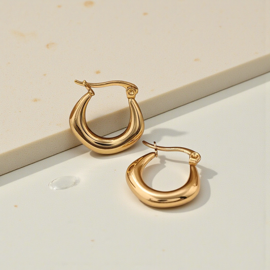 Argollas estilo elegante y sofisticado