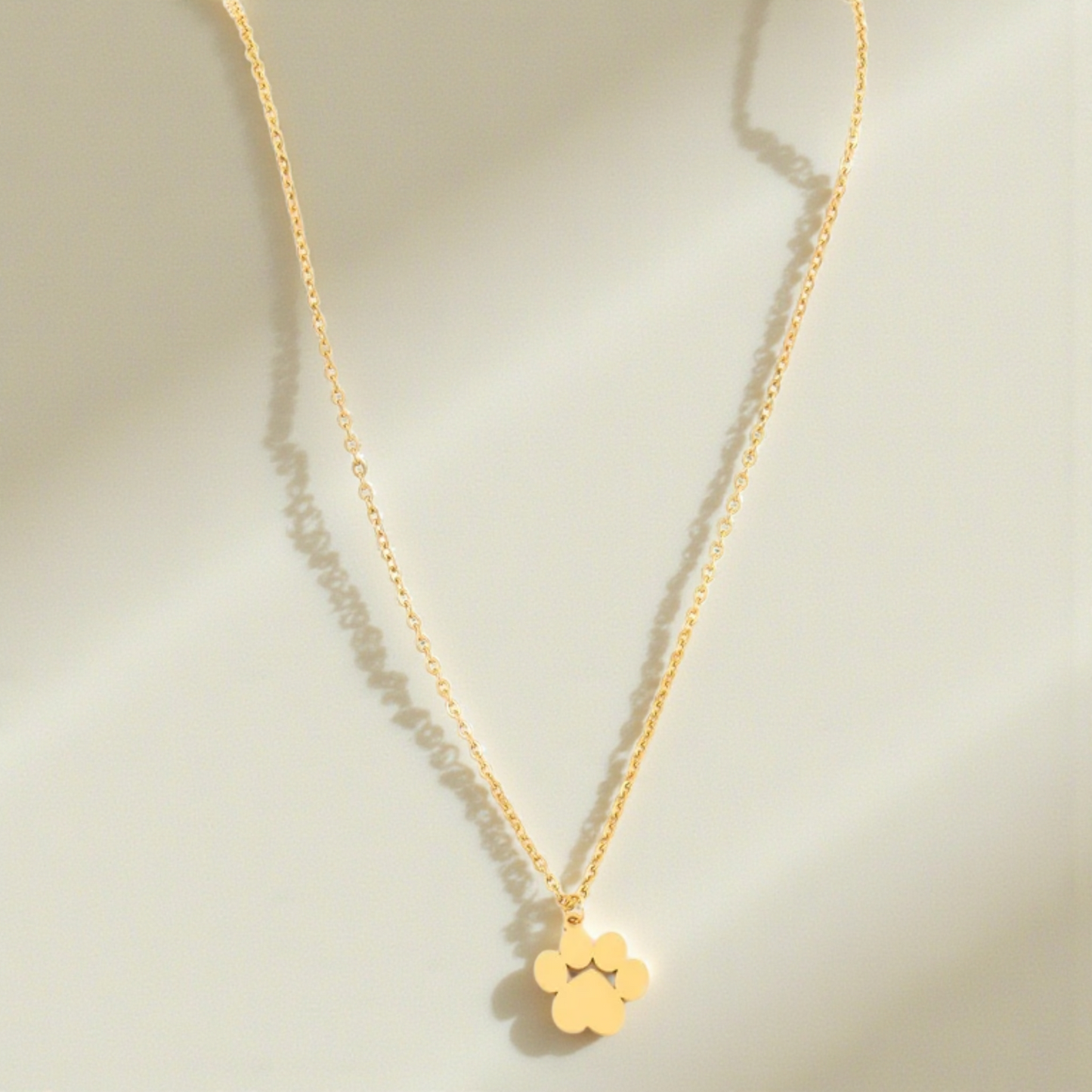 Colgante con dije de huellita