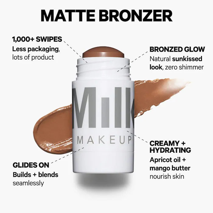 Set The Icons: Primer Hidratante + Bronceador en Crema Milk Makeup