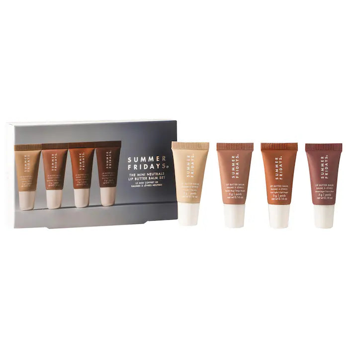 Mini Neutrals Lip Butter Set Summer Fridays