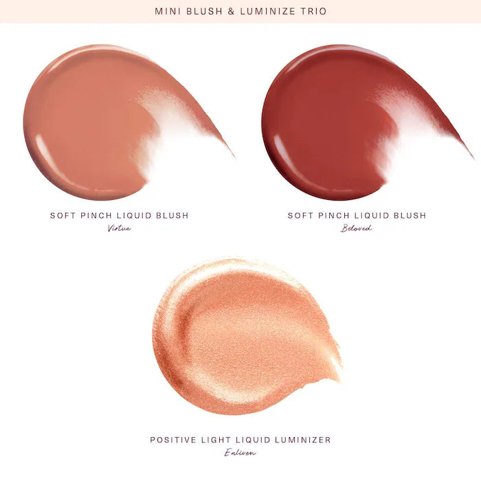 Mini Blush & Luminize Trio Rare Beauty